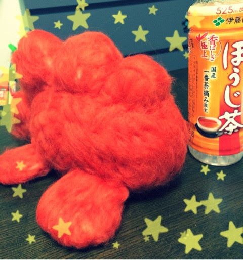 羊毛フェルト オオモンカエルアンコウ