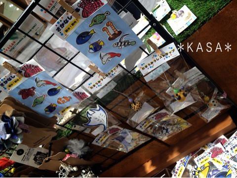 ルクア手作市場　企画展　水族館展　ディスプレイ