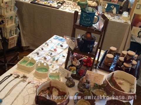 みずべ展ディスプレイ展示のようす