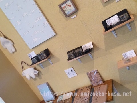 みずべ展ディスプレイ展示のようす