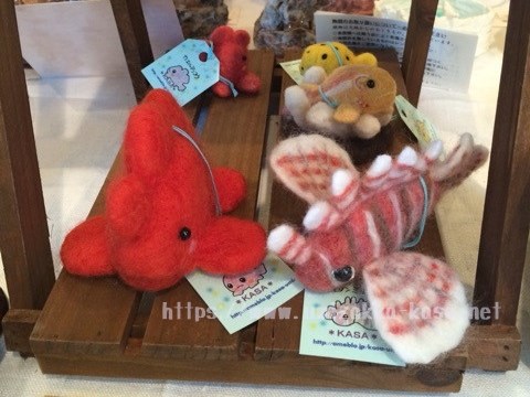 みずべ展ディスプレイ展示のようす