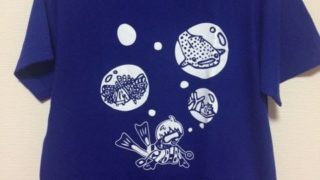 Tシャツ　Ｔシャツ　青