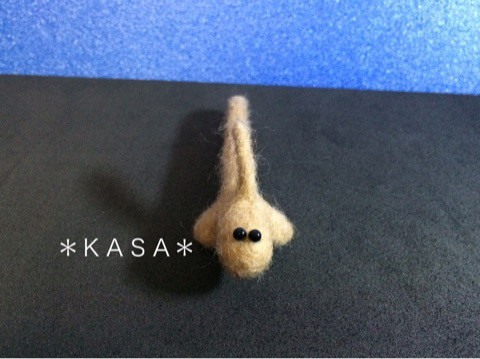 羊毛フェルト トカゲハゼ