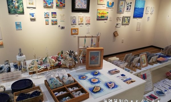 ハンドメイド作品企画展の様子